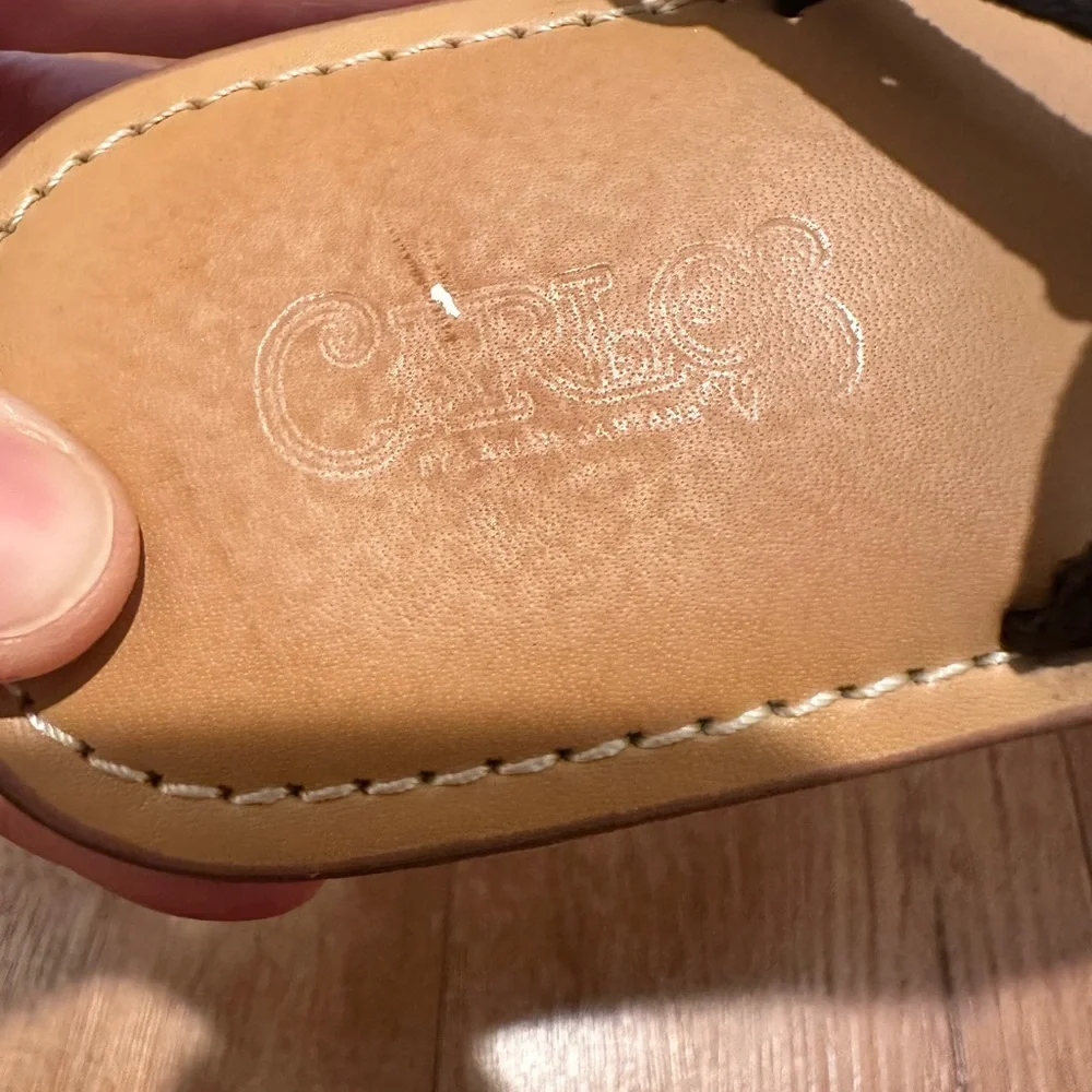 Carlos by Carlos Santana Elegant Black Floral Sandals - Picture 6 of 6